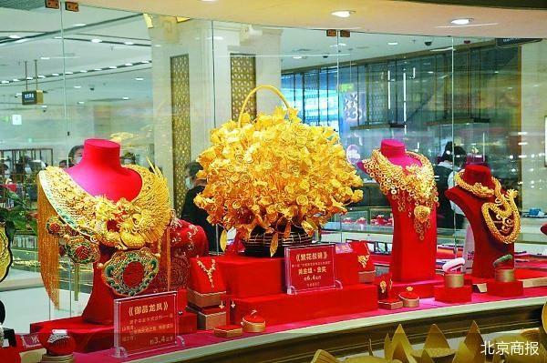 中国股票配资 金价向上, 金店向下