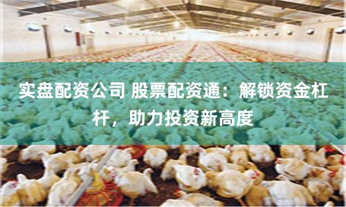 实盘配资公司 股票配资通：解锁资金杠杆，助力投资新高度