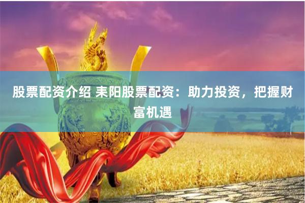 股票配资介绍 耒阳股票配资:助力投资,把握财富机遇