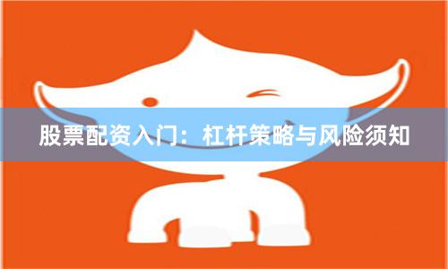 股票配资入门：杠杆策略与风险须知